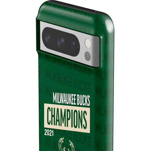 NBA Milwaukee Bucks 2021 Champions Google Pixel 8 Pro Impact Case
